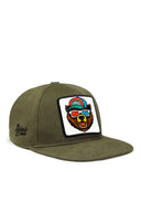 Hip Hop Kids Khaki Children's Hat with Bear Logo