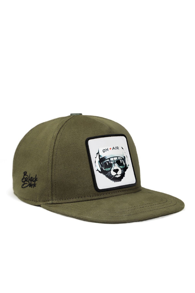 hip-hop-kids-ayi-logolu-haki-cocuk-sapka-1561 - BlackBörk TR