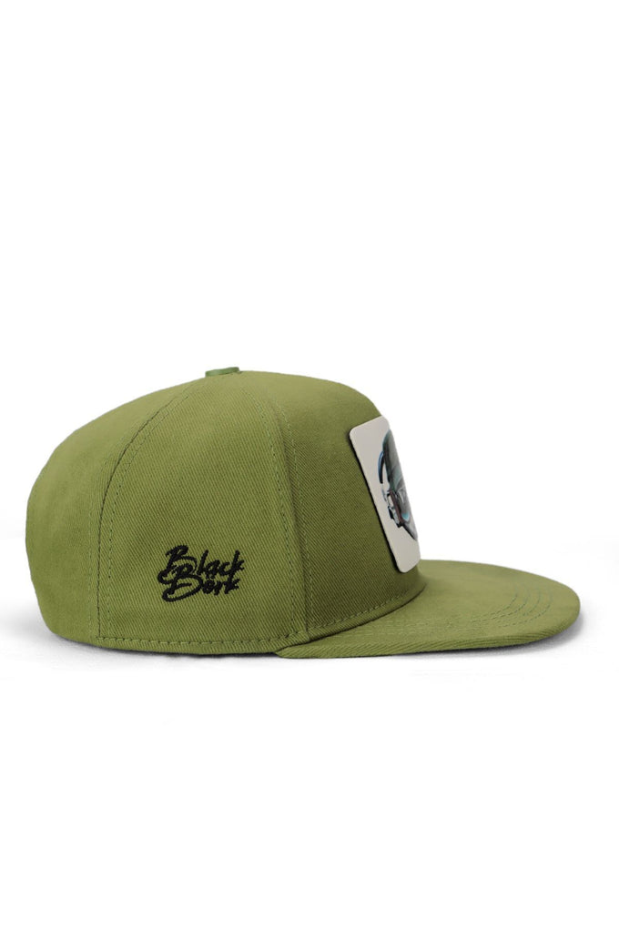 Hip Hop Kids Boğa Logolu Yeşil Çocuk Şapka
