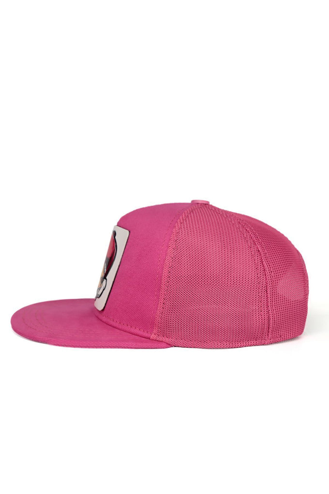 hip-hop-kids-bukalemun-logolu-pembe-cocuk-trucker-sapka-1774 - BlackBörk TR
