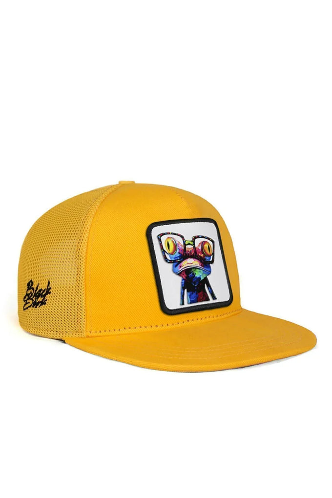 hip-hop-kids-bukalemun-logolu-sari-cocuk-trucker-sapka-1796 - BlackBörk TR