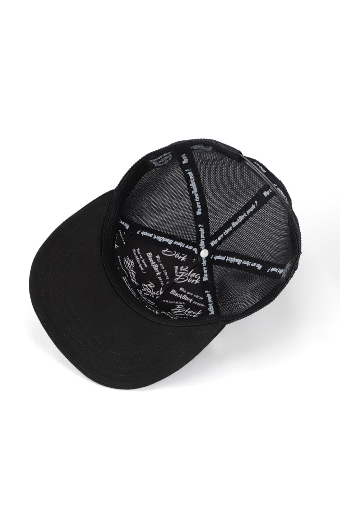 Hip Hop Kids Duckside Logolu Siyah Çocuk Trucker Şapka