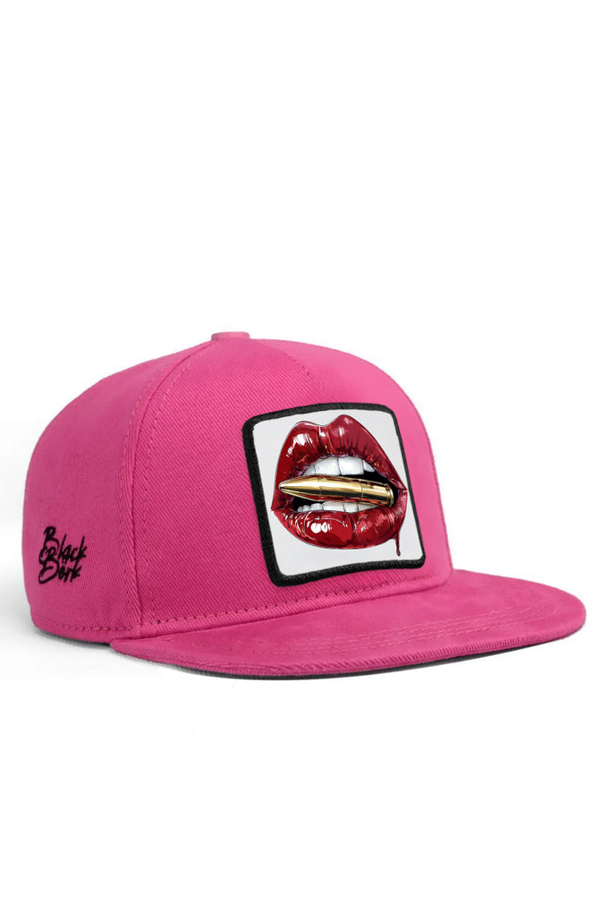 hip-hop-kids-dudak-logolu-pembe-cocuk-beyzbol-sapka-1616 - BlackBörk TR