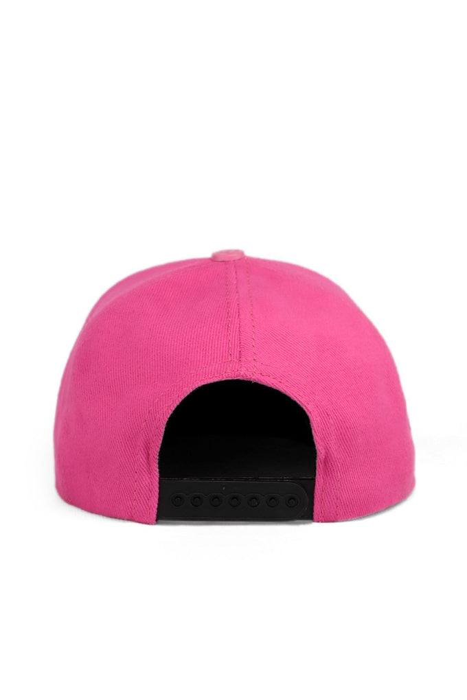Hip Hop Kids Dudak Logolu Pembe Çocuk Beyzbol Şapka