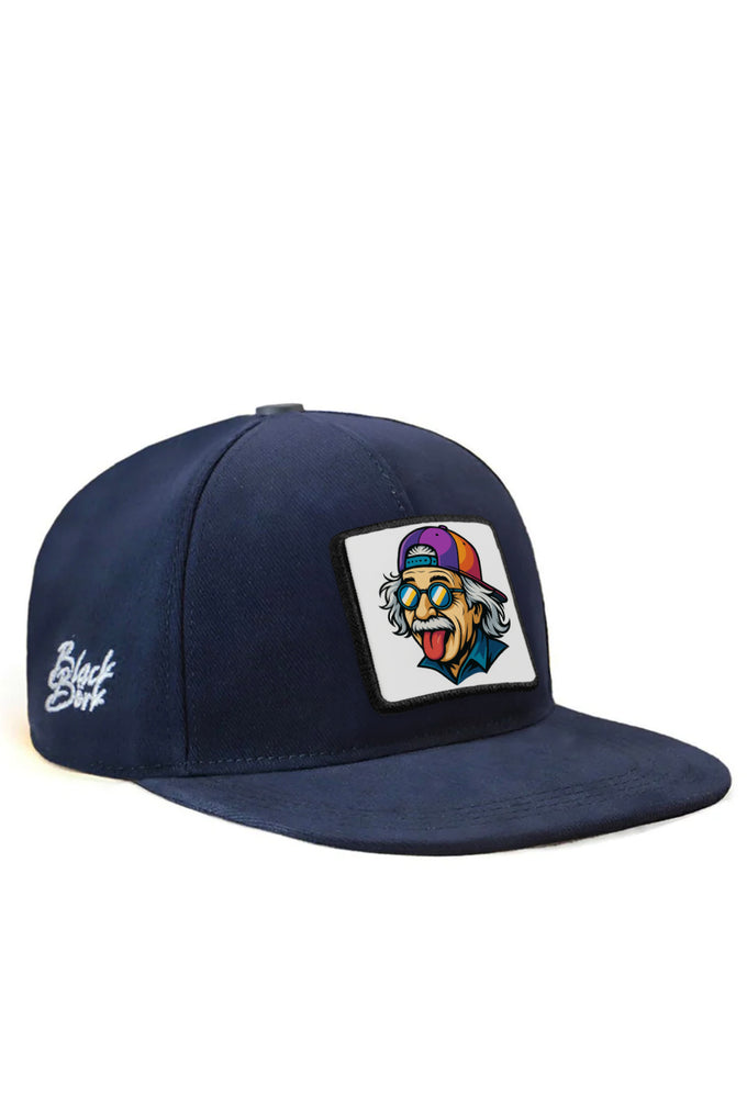 Hip Hop Kids Einstein Logo Navy Blue Children's Cap 