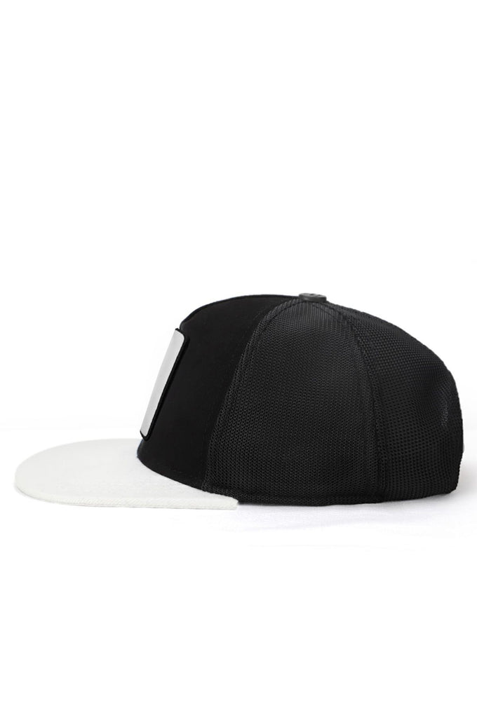 hip-hop-kids-jaguar-logolu-beyaz-siyah-cocuk-trucker-sapka-1689 - BlackBörk TR