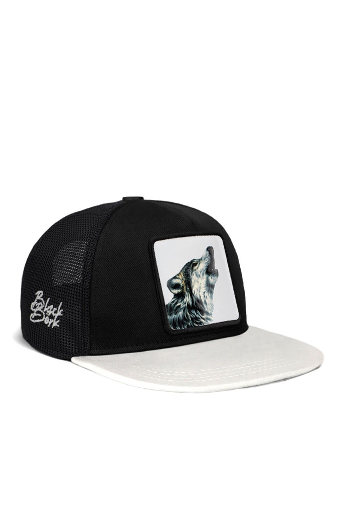 hip-hop-kids-kurt-logolu-beyaz-siyah-cocuk-trucker-sapka-1706 - BlackBörk TR