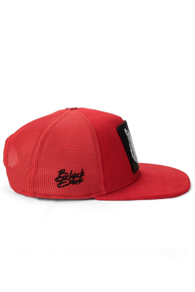hip-hop-kids-kurukafa-logolu-kirmizi-cocuk-trucker-sapka-1737 - BlackBörk TR