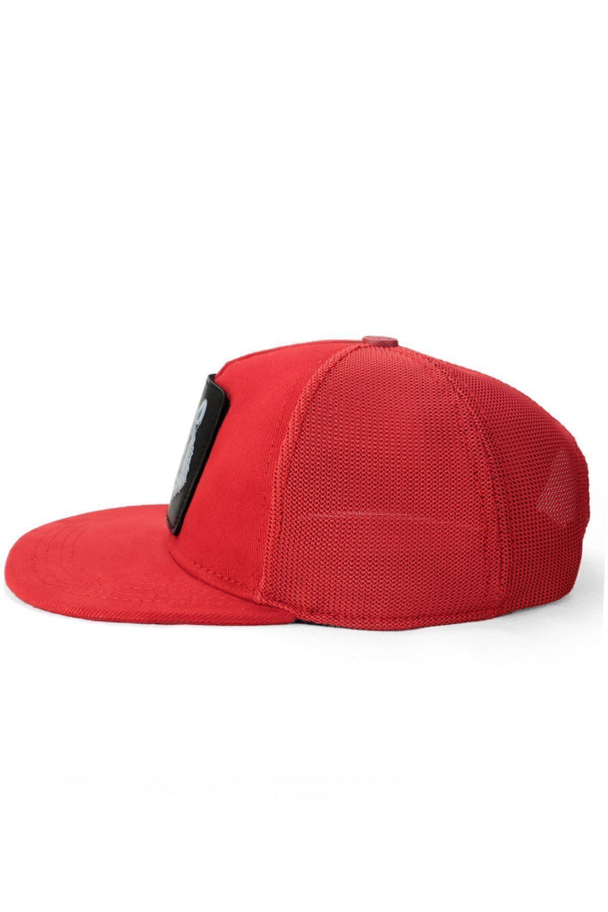 hip-hop-kids-kurukafa-logolu-kirmizi-cocuk-trucker-sapka-1739 - BlackBörk TR
