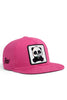 Hip Hop Kids Panda Logolu Pembe Çocuk Beyzbol Şapka