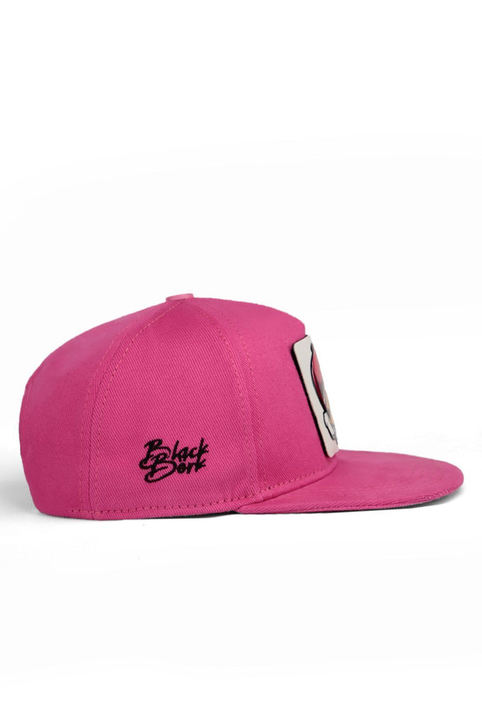 Hip Hop Kids Panda Logo Pink Children's Baseball Cap