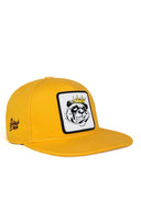 Hip Hop Kids Panda Logolu Sarı Çocuk Beyzbol Şapka