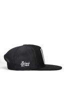 Hip Hop Kids Panda Logolu Siyah Çocuk Trucker Şapka