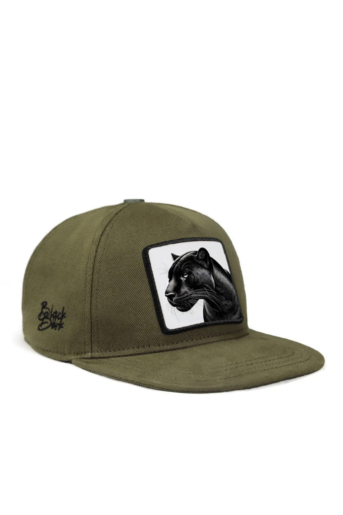 Hip Hop Kids Panther Logo Khaki Children's Cap 