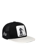 Hip Hop Kids Samuray Logolu Beyaz-Siyah Çocuk Trucker Şapka