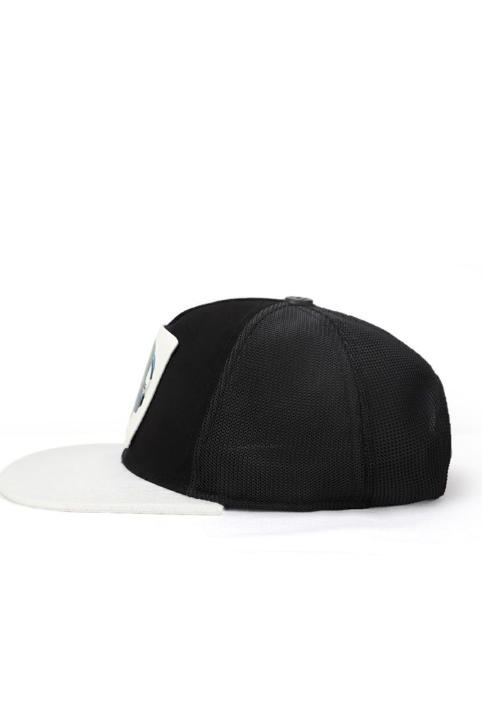 hip-hop-kids-samuray-logolu-beyaz-siyah-cocuk-trucker-sapka-1694 - BlackBörk TR