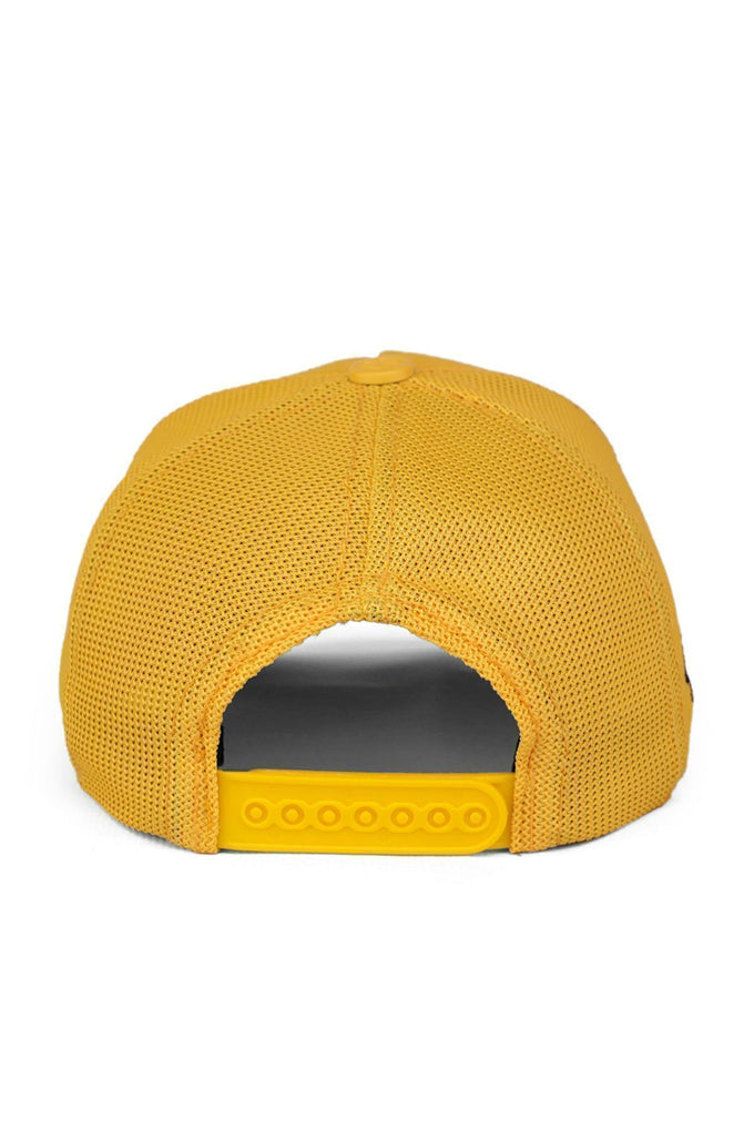 Hip Hop Kids Sincap Logolu Sarı Çocuk Trucker Şapka