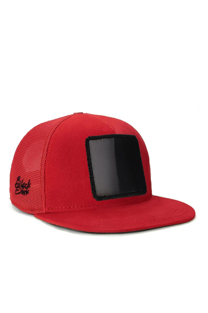 Hip Hop Red Kid Trucker Cap