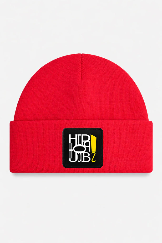 Hiphopjobz 2026 Logolu Kırmızı Bere