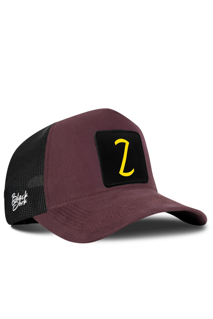 Hiphopjobz Z Logolu Kahve-Siyah Trucker Şapka