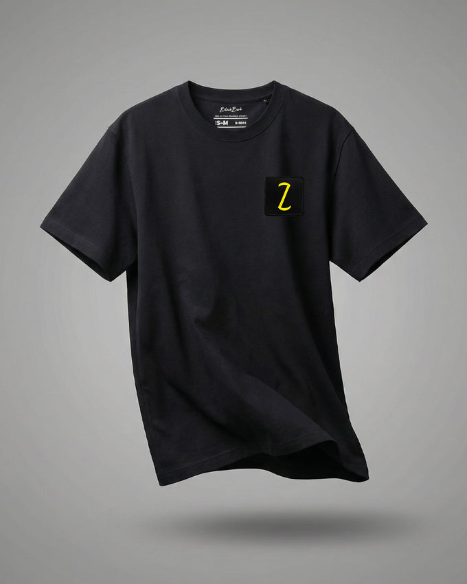 Hiphopjobz  Z Logolu Oversize B-Shirt Siyah XS-S