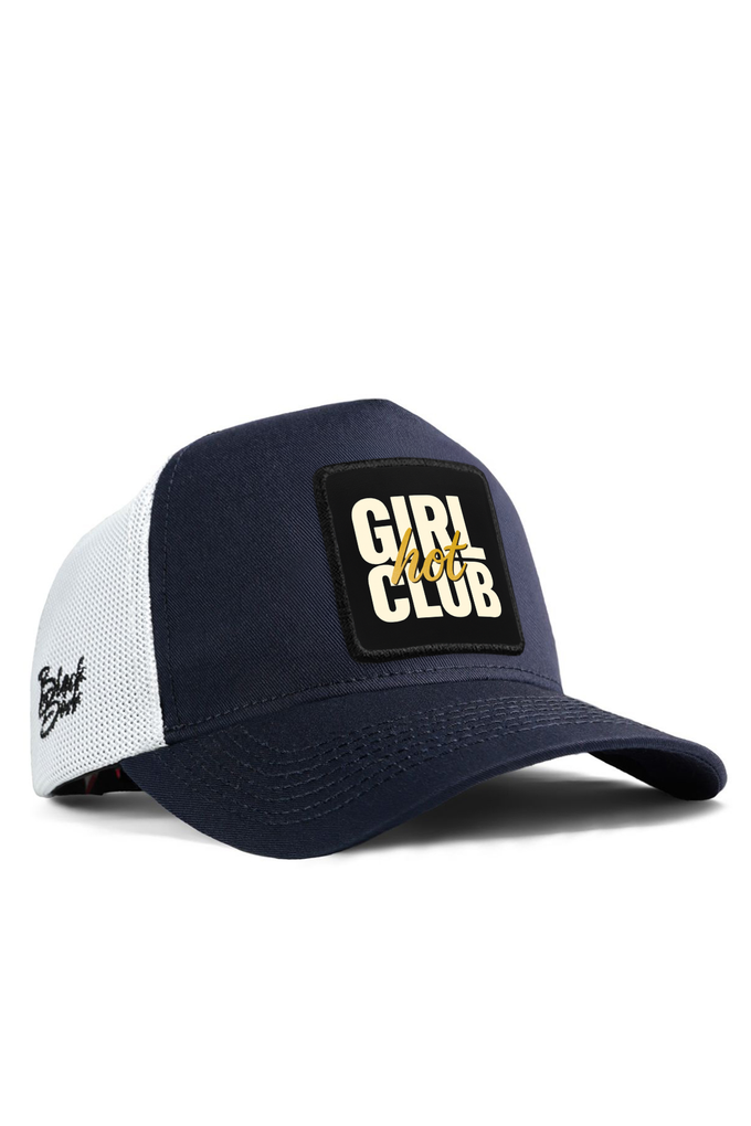 hot-girl-club-logolu-lacivert-beyaz-trucker-sapka-5555 - BlackBörk TR