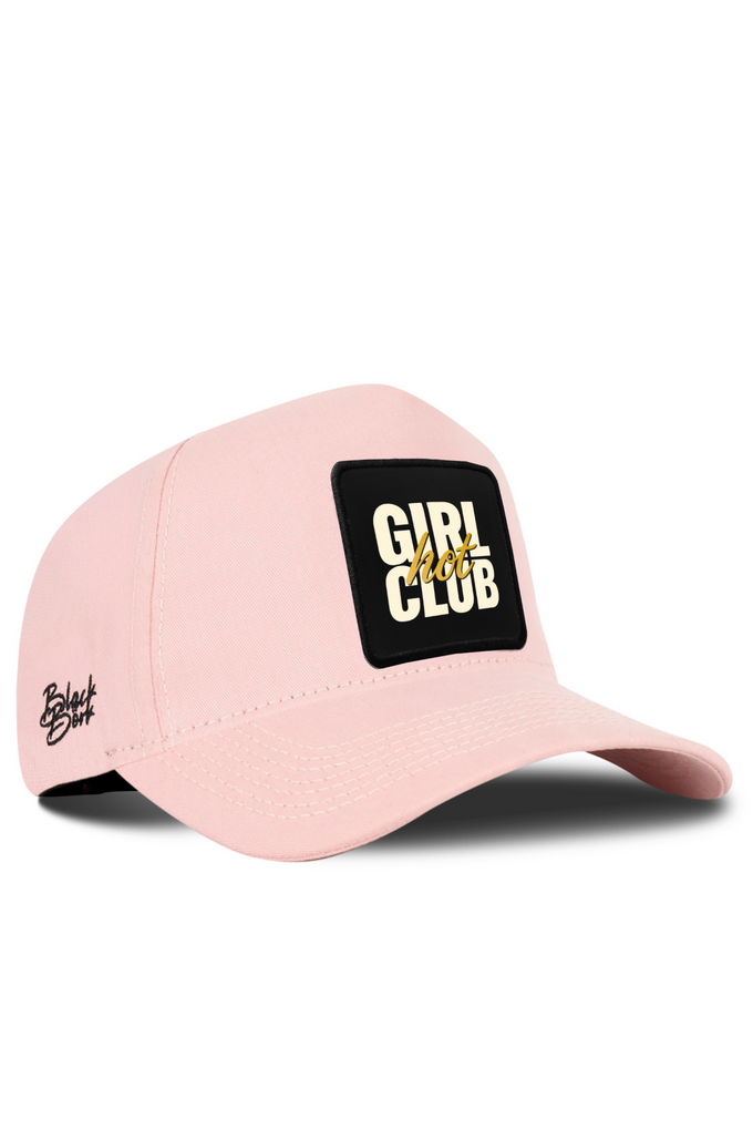 Hot Girl Club Logo Salmon Baseball Premium Cap