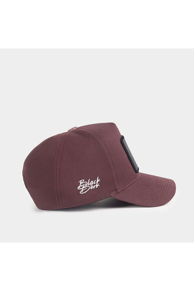 Hustle Logo Brown Baseball Cap