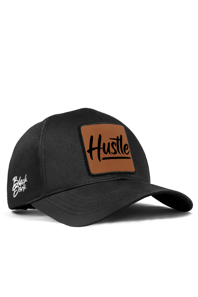 hustle-logolu-siyah-six-beyzbol-sapka-5583 - BlackBörk TR