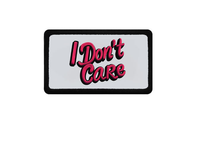 I Don't Care Logolu V2 Bench