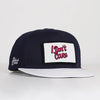 I Don't Care Logolu Beyaz-Lacivert Hip Hop Şapka