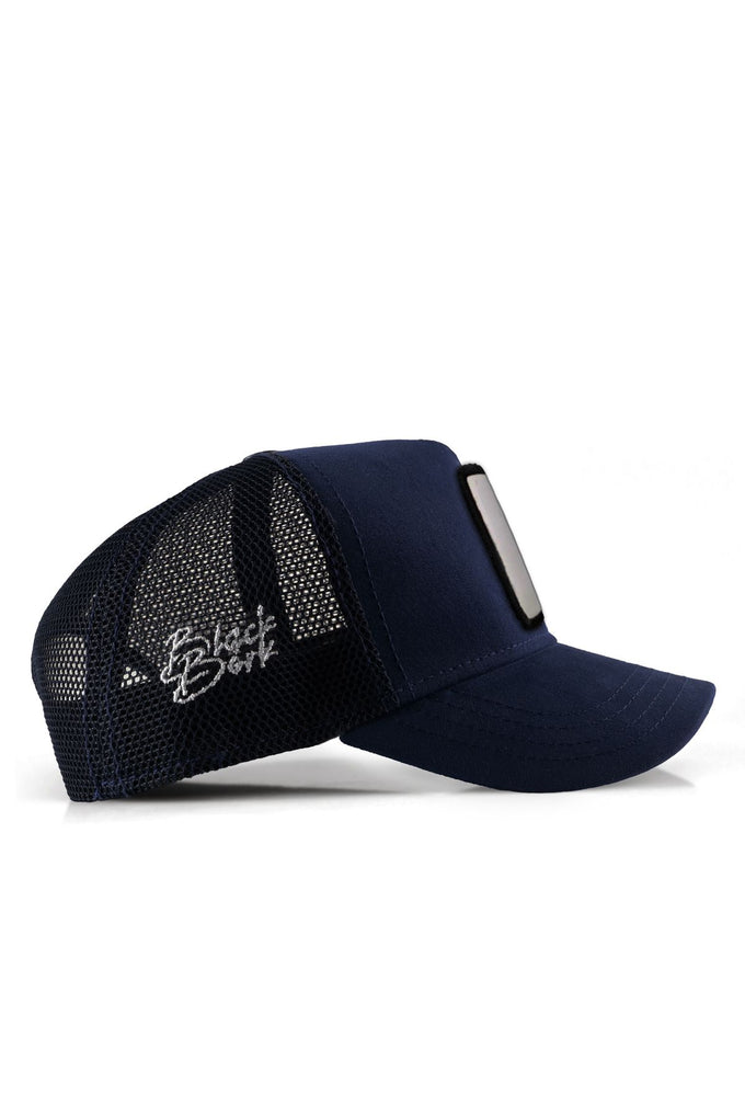 I Don t Care Logolu Lacivert Trucker Şapka