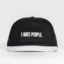 I Hate People Logolu Beyaz-Siyah Hip Hop Şapka