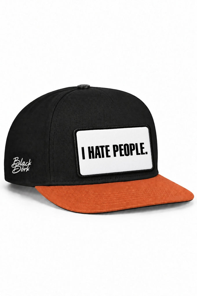 I Hate People Logolu Kiremit-Siyah Hip Hop Şapka