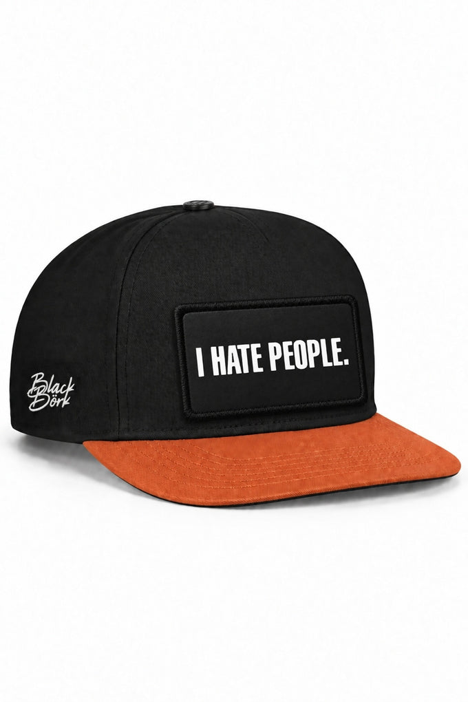 I Hate People Logolu Kiremit-Siyah Hip Hop Şapka