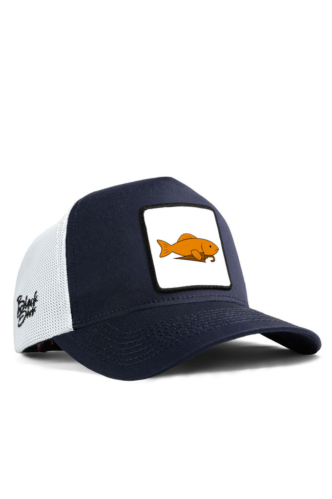 ihtimal-yuku-logolu-lacivert-beyaz-trucker-sapka-4143 - BlackBörk TR