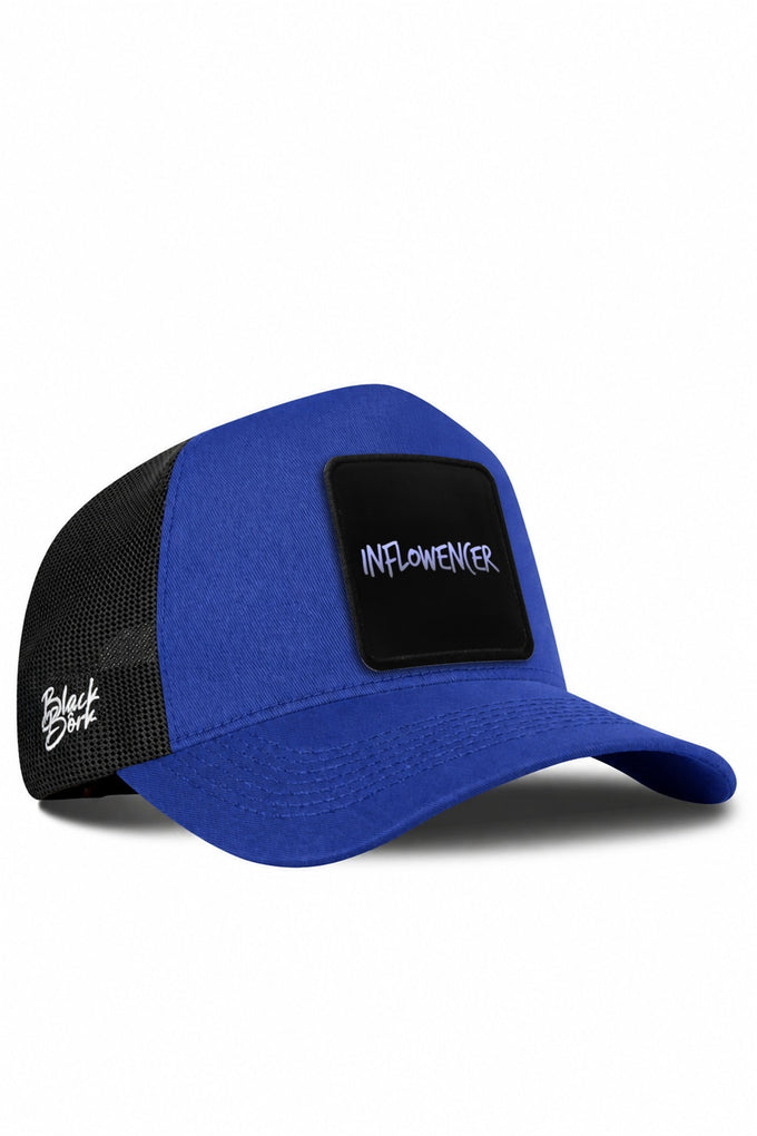 Inflowencer Logo Blue-Black Trucker Cap