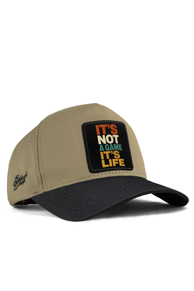 it-s-not-a-game-it-s-life-logolu-siyah-vizon-beyzbol-premium-sapka-5723 - BlackBörk TR