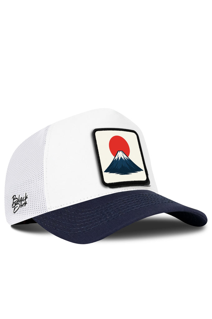 Japonya Logolu Lacivert-Beyaz Trucker Şapka