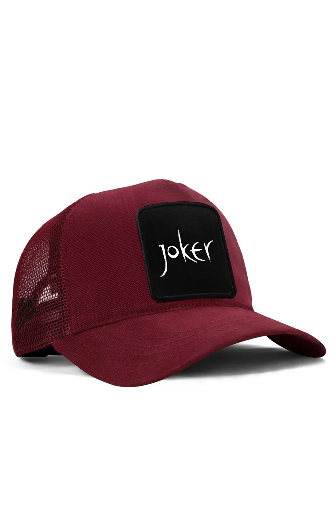 joker-logolu-bordo-trucker-sapka-5390 - BlackBörk TR