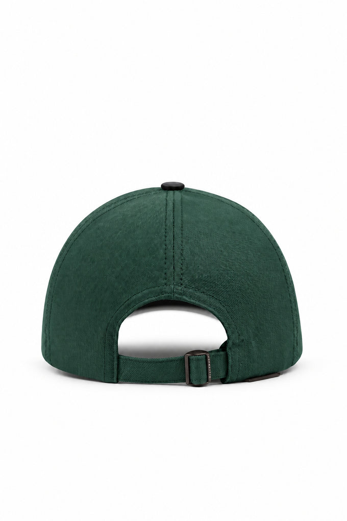 Cordura Petrol Green Baseball Cap with Tiger Logo