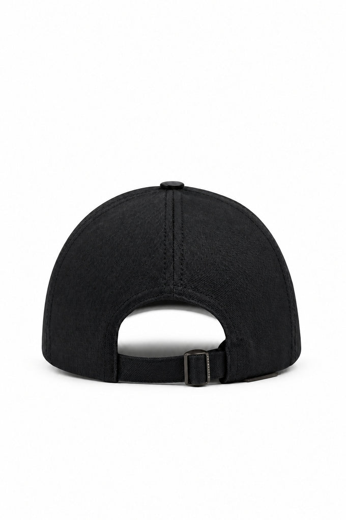 Tiger Logo Cordura Black Baseball Cap