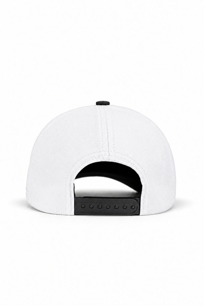 Black and White Baseball Cap with Tiger Logo
