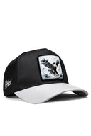 Kartal Logolu Beyaz-Siyah Trucker Şapka