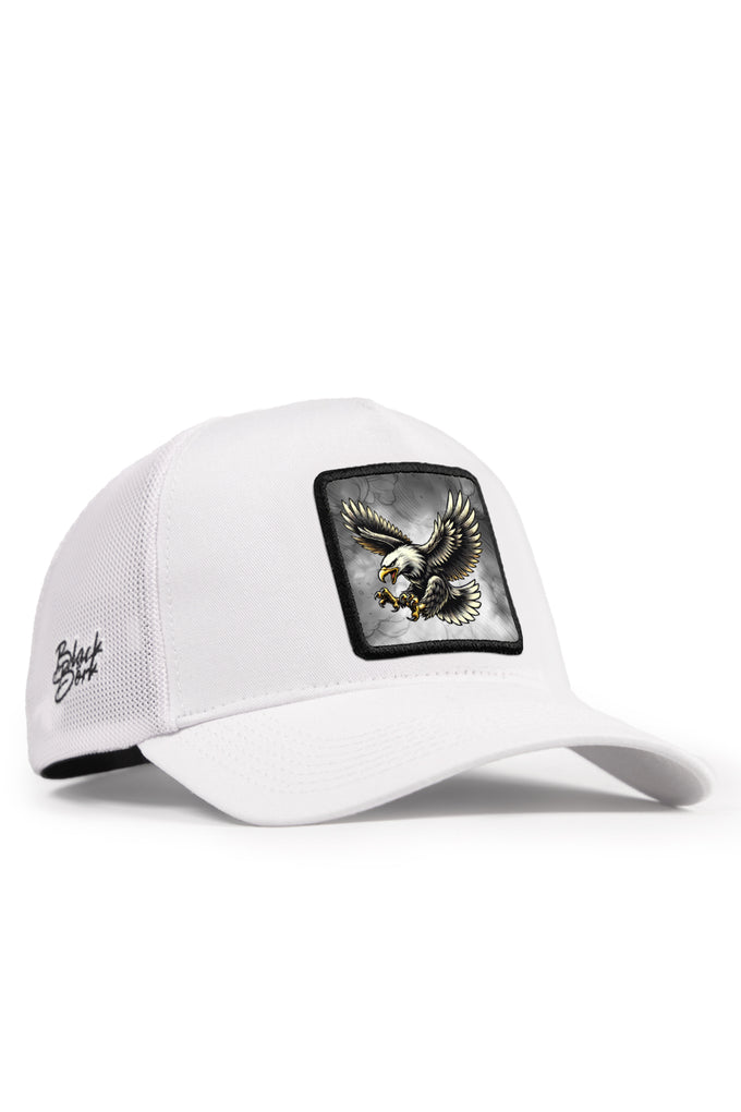 kartal-logolu-beyaz-trucker-sapka-5637 - BlackBörk TR
