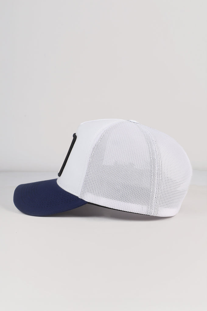 kartal-logolu-lacivert-beyaz-trucker-sapka-3136 - BlackBörk TR