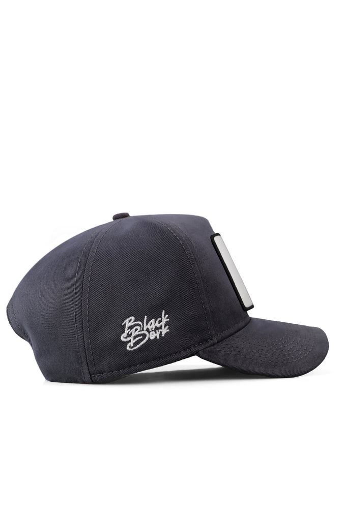 kedi-logolu-antrasit-beyzbol-sapka-3755 - BlackBörk TR