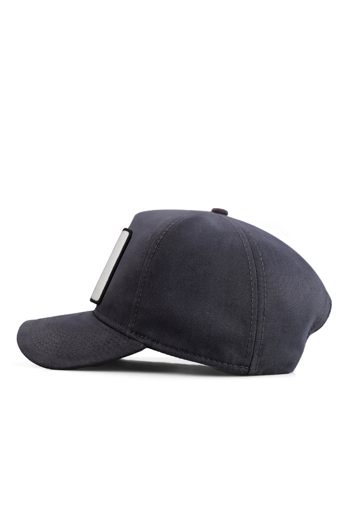 Cat Logo Anthracite Baseball Cap