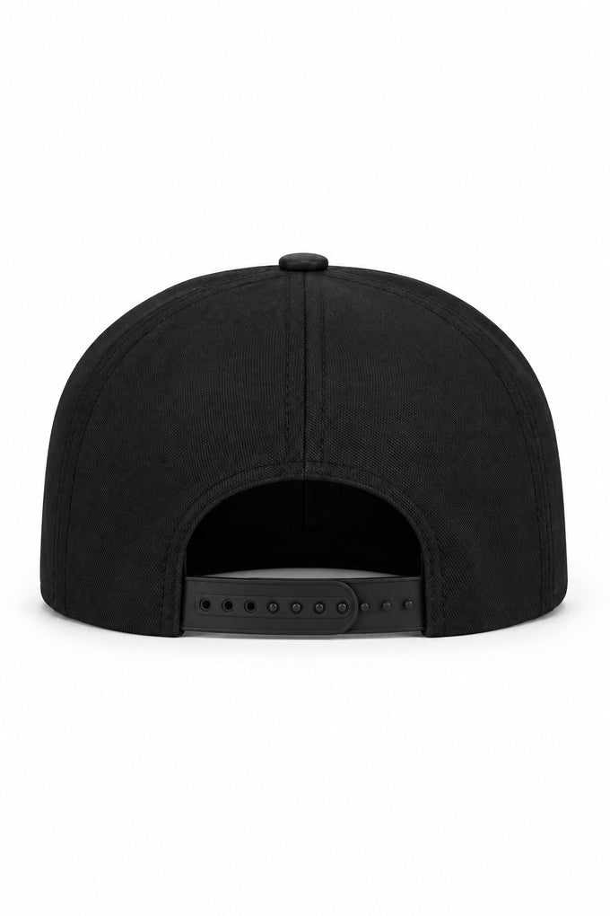 Cat Logo White and Black Hip Hop Cap