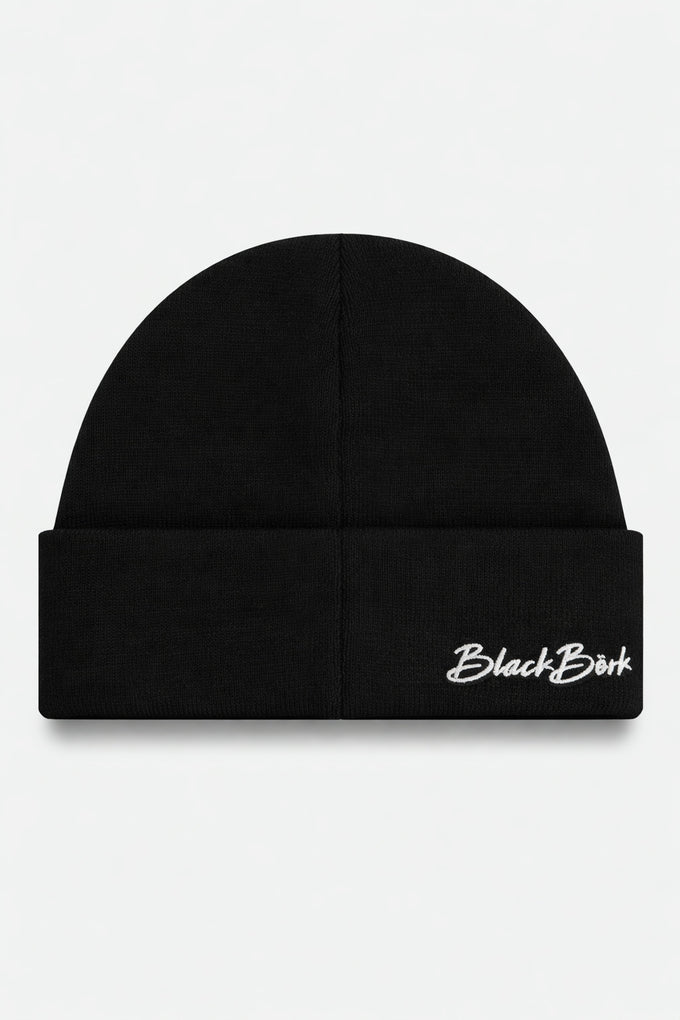 kedi-logolu-siyah-cocuk-bere-5021 - BlackBörk TR